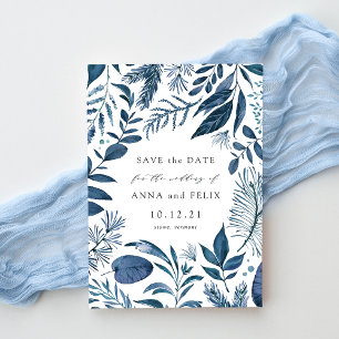 Wild Azure Save the Date Card