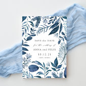 Wild Azure Save the Date Card
