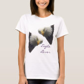 Wild Bald Eagle LOVER T-shirts (Voorkant)