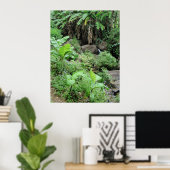 Wild Banana Trees Poster (Thuiskantoor)