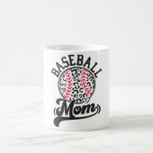 Wild Baseball Maman Empreinte de léopard Mug (Centre)