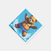 Wild Bear Summer Vintage Pool  Servet (Hoek)