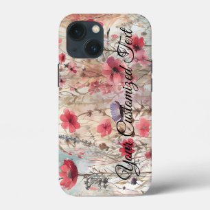 Wild Beauty Geweven: Gemaakt door Wildflower iPhone 13 Mini Hoesje