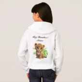 Wild Big Brother Sister Leopard Sweatshirt (Dos entier)