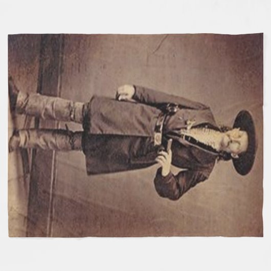 WILD BILL HICKOCK Fleece Blankets (Voorkant (Horizontaal))