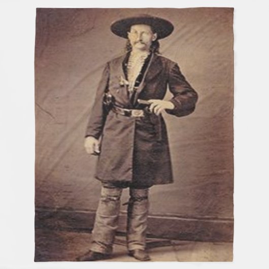 WILD BILL HICKOCK Fleece Blankets Deken (Voorkant)