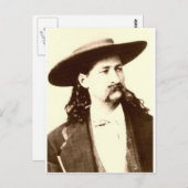 WILD BILL HICKOK BRIEFKAART (Voorkant / Achterkant)