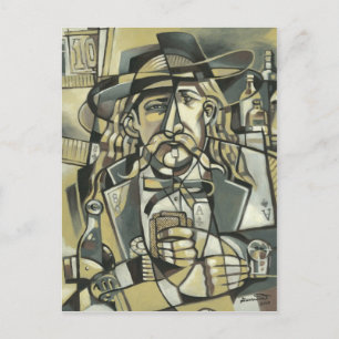 Wild Bill Hickok-cubisme Briefkaart