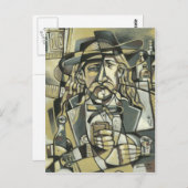 Wild Bill Hickok cubisme Carte postale (Devant / Derrière)