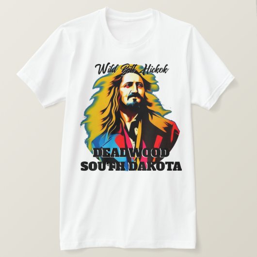 Wild Bill Hickok Deadwood T-shirt (Design voorkant)
