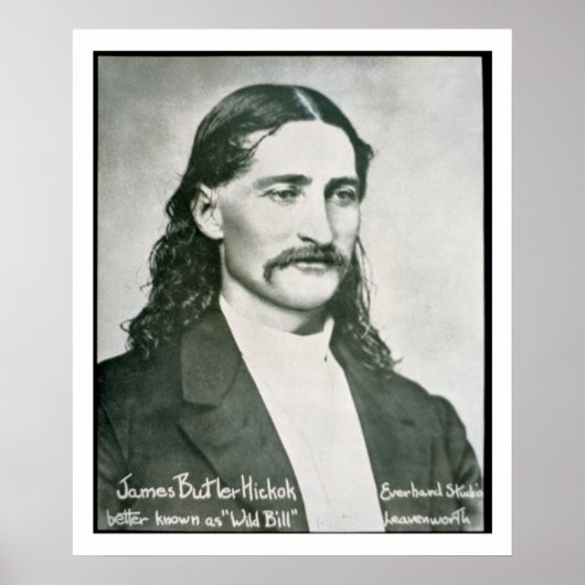'Wild Bill' Hickok (foto) Poster (Voorkant)