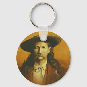 Wild Bill Hickok Illustratie Sleutelhanger