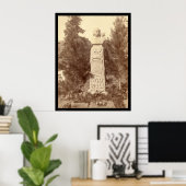 Wild Bill Hickok Monument SD 1891 Poster (Thuiskantoor)