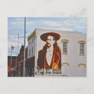 Wild Bill Hickok Mural, Abilene, Kansas Briefkaart