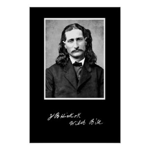 'Wild Bill' James Butler Hickok in zijn eerste Perfect Poster