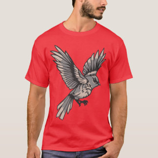 Wild Bird Flying retro  T-shirt