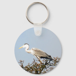 WILD BIRD HERON SLEUTELHANGER