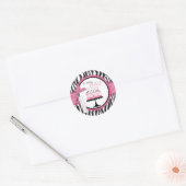 Wild Birthday Cake Sticker Roze (Envelop)
