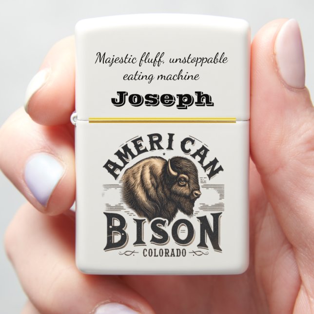 Wild Bison Frontier Lighter (In Hand)