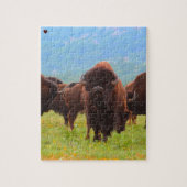 Wild Bison Oklahoma Legpuzzel (Verticaal)