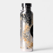 Wild Black Cream Leopard Animal Waterfles (Rechts)