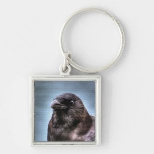 Wild Black Raven Crow-liefhebbers #Gift Sleutelhanger