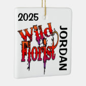 Wild Bloemist CUSTOM Keramisch Ornament (Rechts)