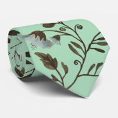 Wild Bluebell Waterverf Munt Wedding Invite Set Stropdas (Opgerold)