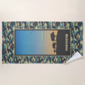 Wild Boar en Camo Strandlaken (Voorkant)