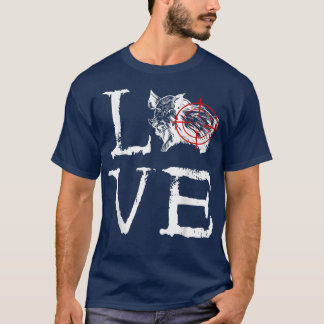 Wild Boar Hunting Love Creepy Wild Hog Hunter Wild T-shirt