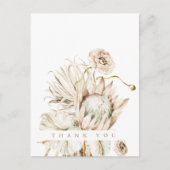 Wild Boho Protea Pampas Grass Wedding Hartelijk da Briefkaart (Voorkant)
