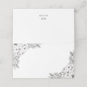 Wild Bouquet Place Card | hemel (Buitenkant ongevouwen)