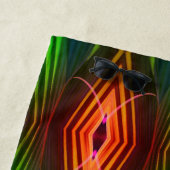 Wild Bright Kleurrijk Strandlaken (In situ)