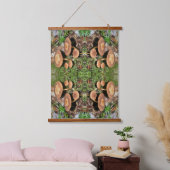 Wild Brown padroom Cluster Abstract Hangend Wandkleed (Slaapkamer)