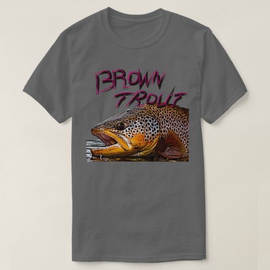 Wild Brown Trout T-shirt (Design voorkant)
