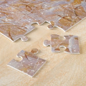 Wild Buck Deer Big Antlers Forêt de Neige Puzzle A (Côté)