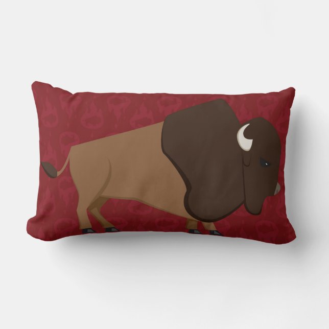 Wild Buffalo Pillow Kussen (Voorkant)