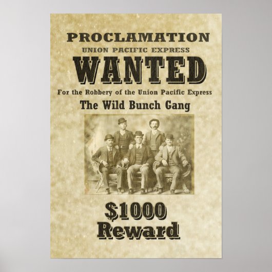 WILD BUNCH GANG-Poster - aangepaste grootten Poster (Voorkant)