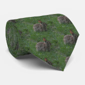 Wild Bunny Rabbit Stropdas (Opgerold)