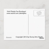 Wild Bunny "Somebunny Misez You" Carte Postale (Dos)