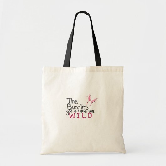 Wild Bunny~ Tote Bag (Voorkant)