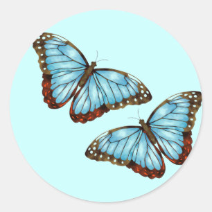 Wild Butterflies Ronde Sticker