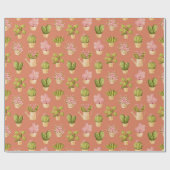 Wild Cactus Pattern Cadeaupapier (Vlak)