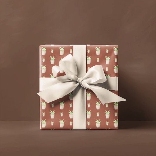 Wild Cactus Pattern Cadeaupapier
