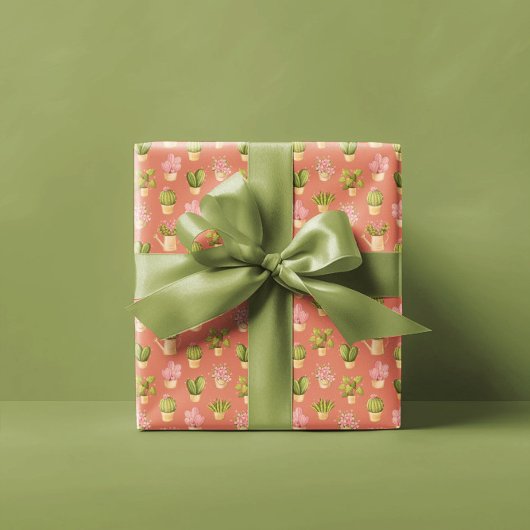 Wild Cactus Pattern Cadeaupapier