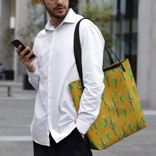 Wild Cactus Pattern Draagtas