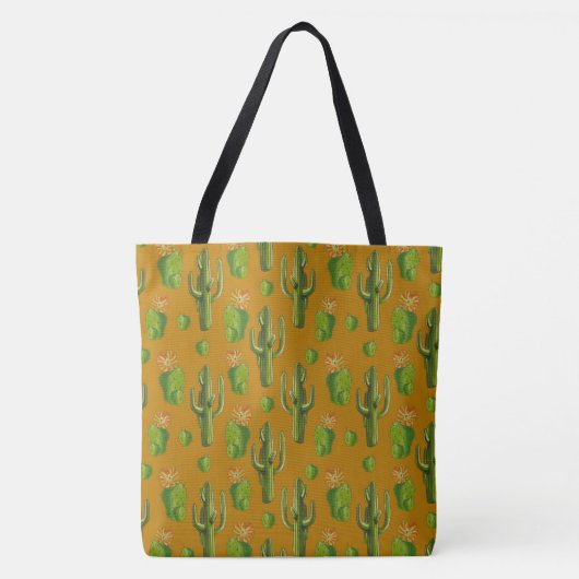 Wild Cactus Pattern Draagtas (Voorkant)