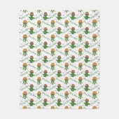 Wild Cactus Pattern Fleece Deken (Voorkant)