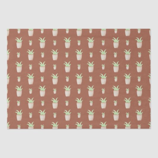 Wild Cactus Pattern Tissuepapier (Voorkant)