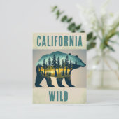  Wild California Beer Reizen Briefkaart (Staand voorkant)